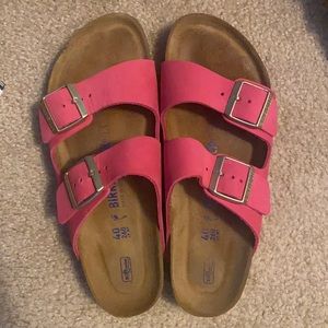 Pink Arizona Birkenstocks